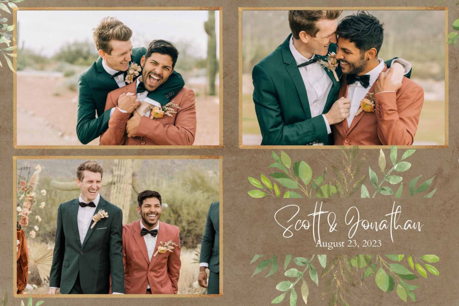 Klassisches Fotobox-Druckdesign in Weiß-Gold